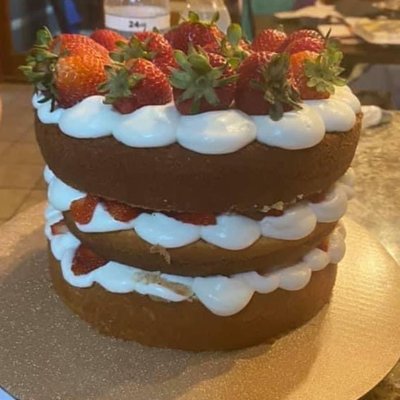 3 Layer Strawberry Shortcake