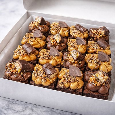 Candy Bar Lovers Brownie Box (35 pc)
