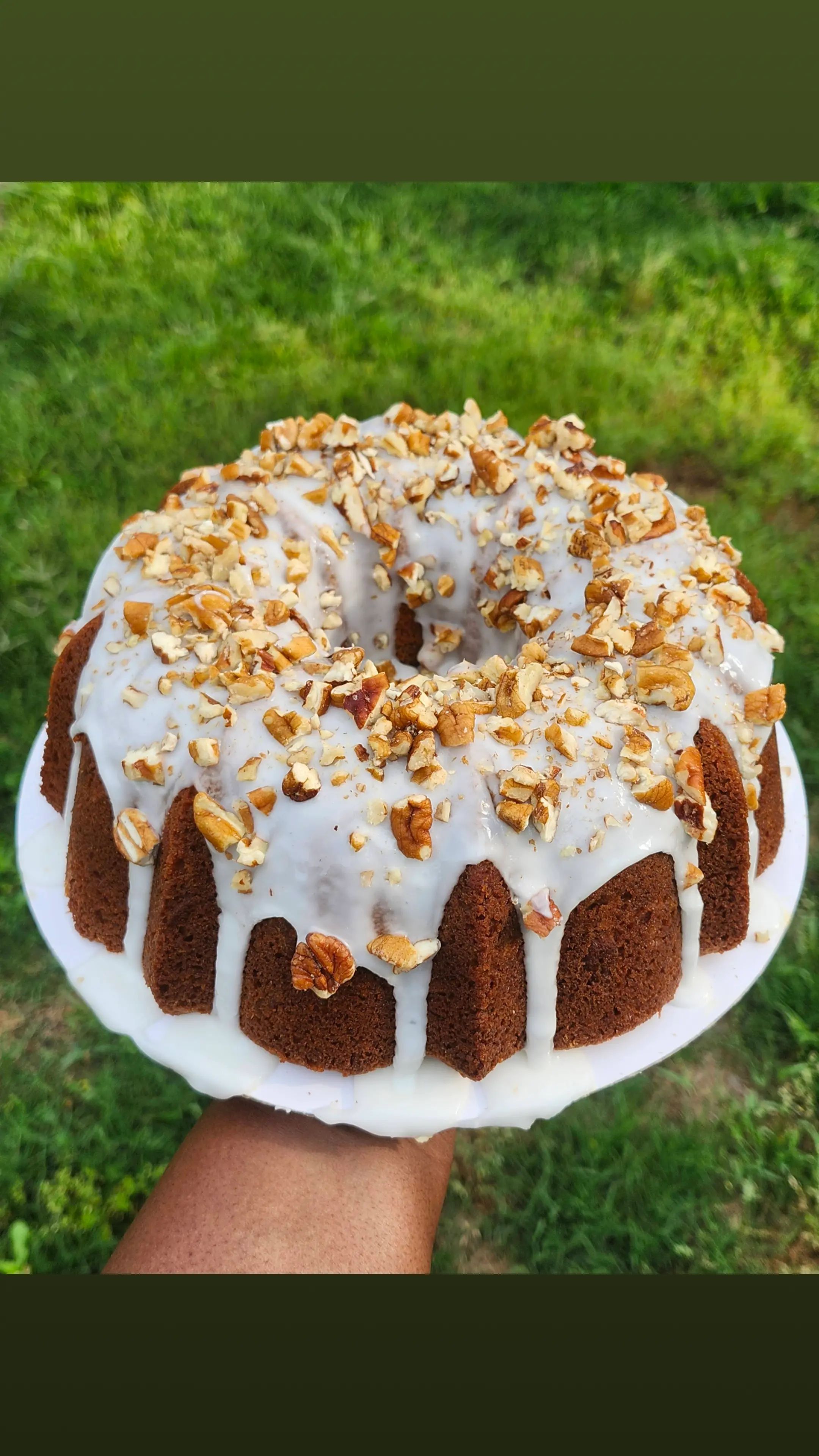 Butter Pecan Pound Cake 