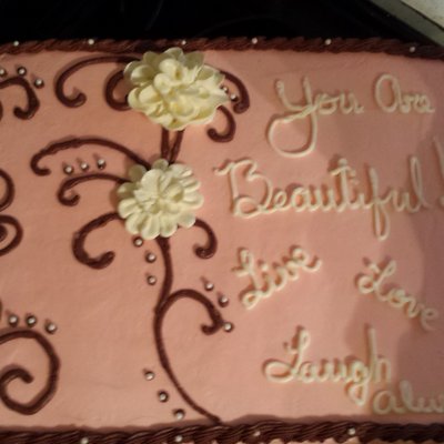 Half Sheet Cake