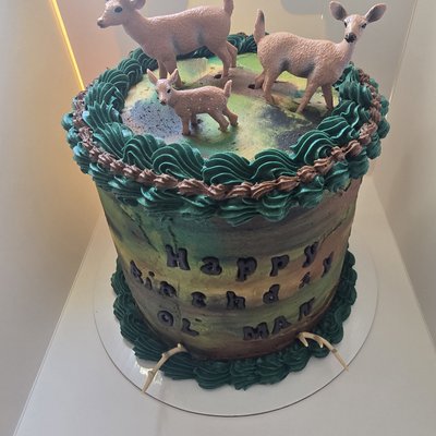 8inch Three Layer One Tier Cake