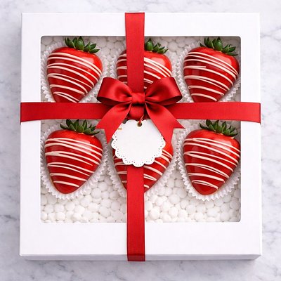 Chocolate Covered Strawberries Gift Box