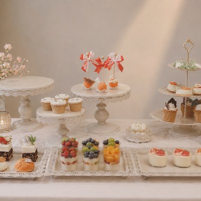 [Rentals] 8 Pcs Wedding Cake Display 
