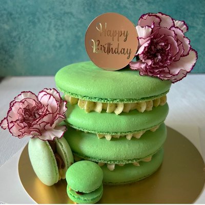 Macaron Cakes and Cube Cakes 