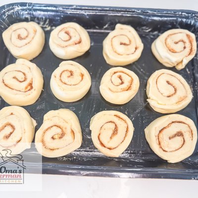 Take-and-Bake frozen Cinnamon Rolls (8” x 12” pan)