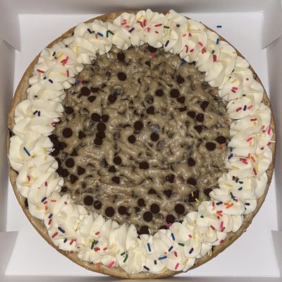 Custom 10 Inch Chocolate Chip Cookie Cake 