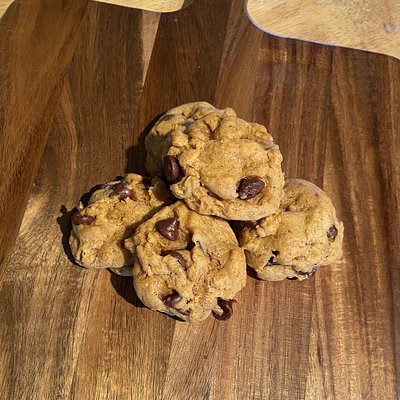 Pumpkin Spice Chocolate Chip Cookie