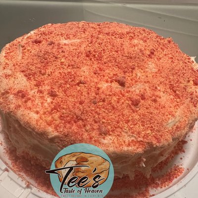 Strawberry Crunch Cake