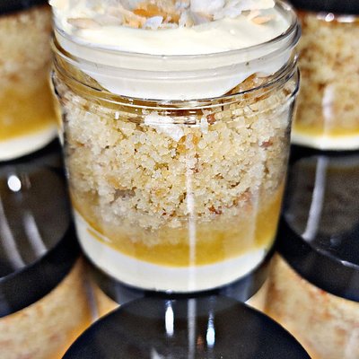Pineapple Coconut Cake Jars