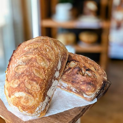 Roasted Garlic Parmesan Sourdough