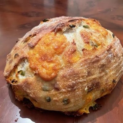 Jalapeño Cheddar Sourdough Loaf