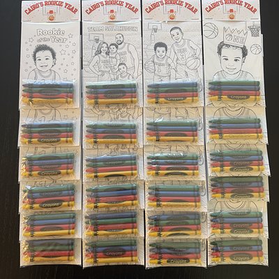 Custom Coloring Packs With Crayons