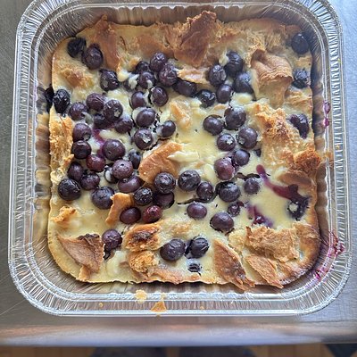 Blueberry Croissant bake