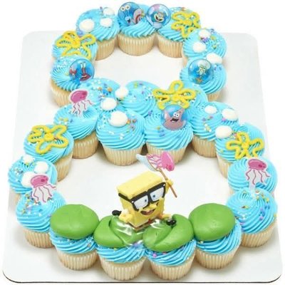 Cupcake Number Cake 