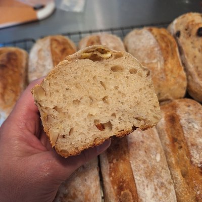 Almond, White Chocolate & Banana Sourdough 
