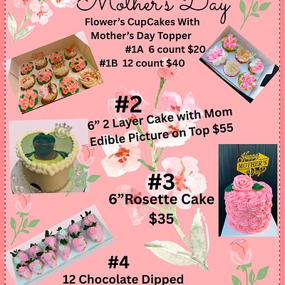 #1A.  12 Ct Floral Mother’s Day 🧁
