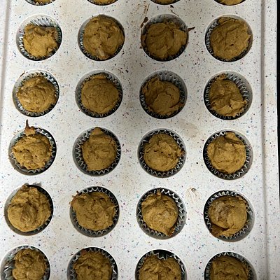 Mini Pumpkin Sourdough Muffins