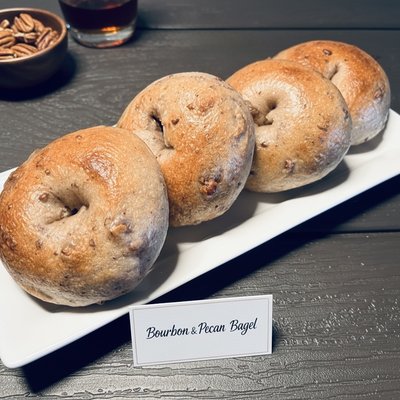 Roasted Pecan & Bourbon Bagels