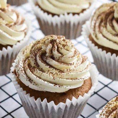12 Classic Cappuccino Chocolate Cupcakes