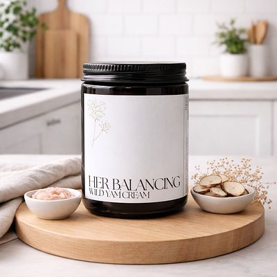 Her Balancing Cream(8 Oz Wild Yam Cream For Hormones)