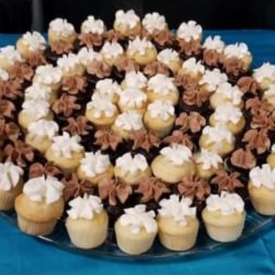 Mini Cupcake Party Tray 4 Dz Mini Cupcakes