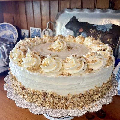 10” Carrot Cake With cream Cheese Frosting