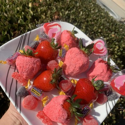 Candied Strawberries 
