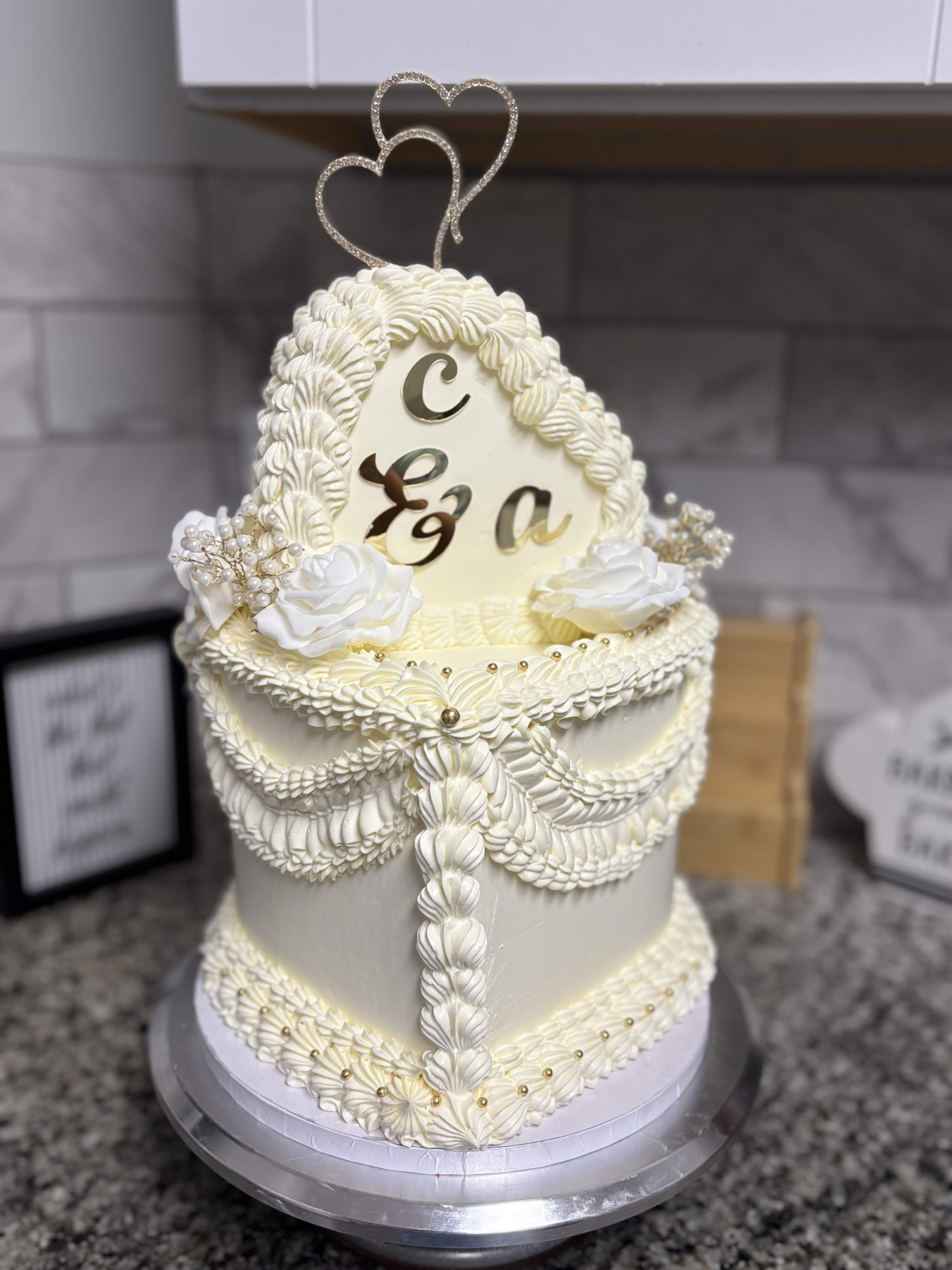 Heart-Shaped Cake (3 layers)