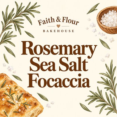 Rosemary Sea Salt Focaccia 