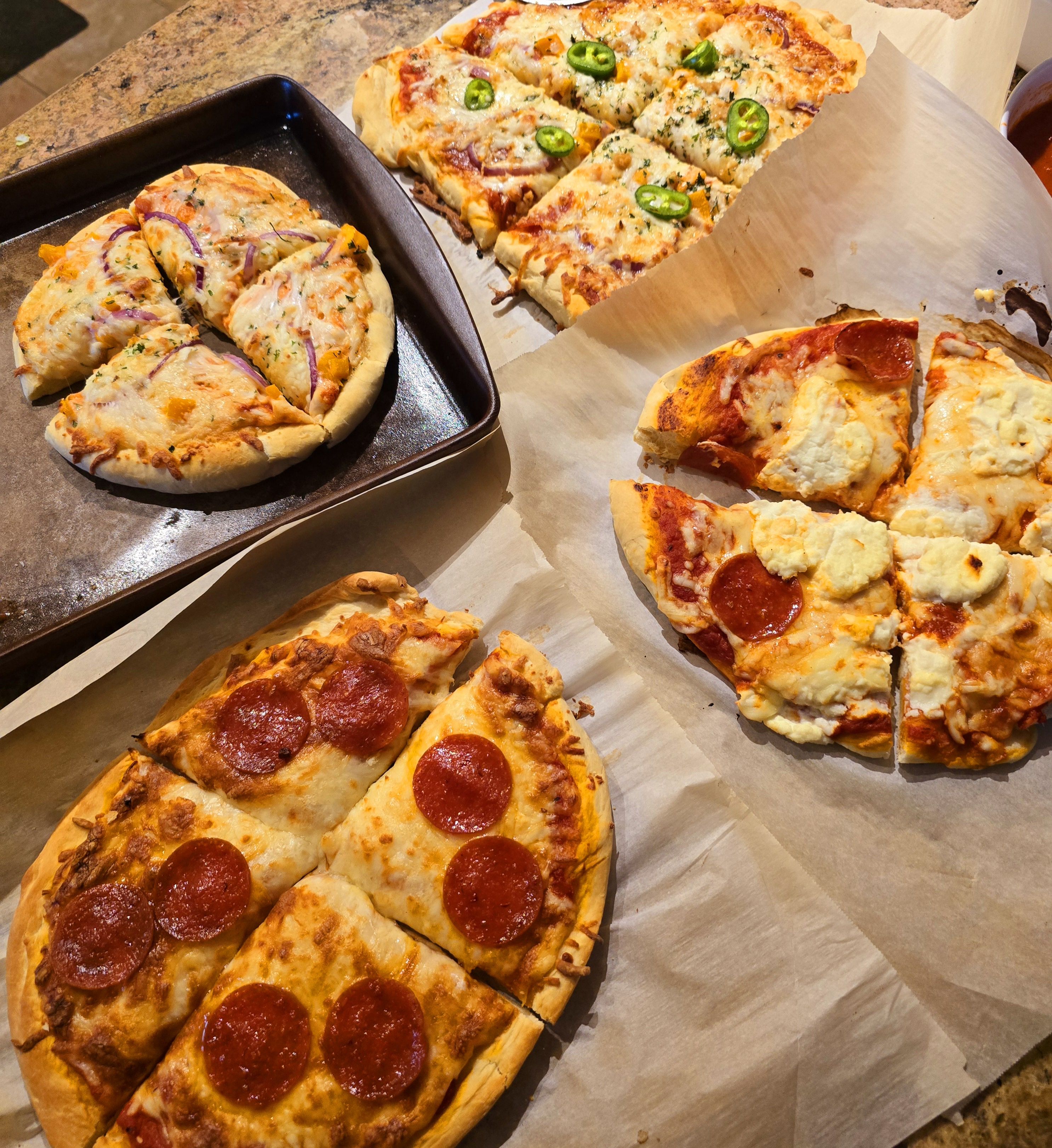 Sourdough Pizza Crust (2 Lg or 4 Personal) 