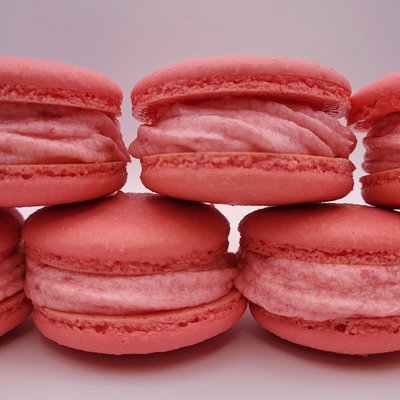 One Dozen (12) Basic Macarons