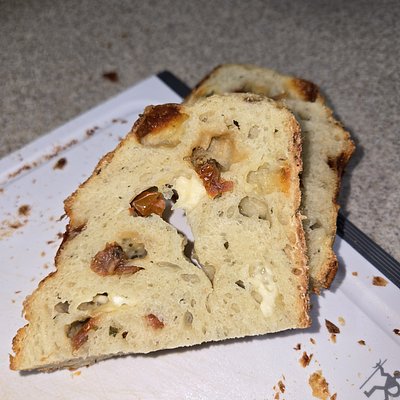 Tuscan Caprese Sourdough Loaf 