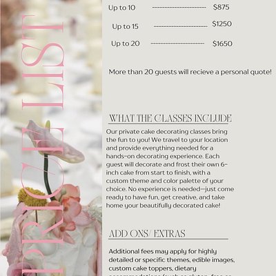 Cake Class 