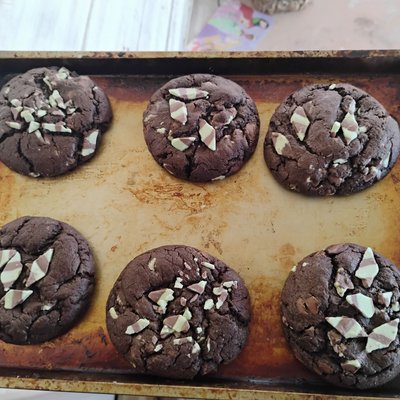 Cool Mint Choco Cookies