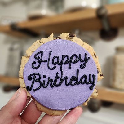 Frosted Chocolate Chip Cookies