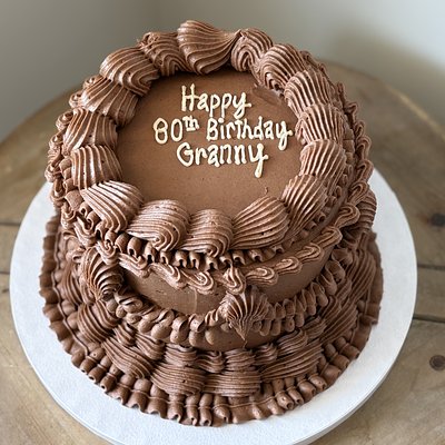 6” 3 Layer Decorated Cake
