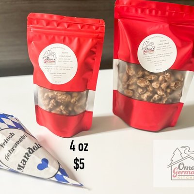 Gebrannte Mandeln aka Bavarian Candied Almonds (8 oz)