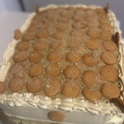Banana Pudding  Cake 1/2 Sheet