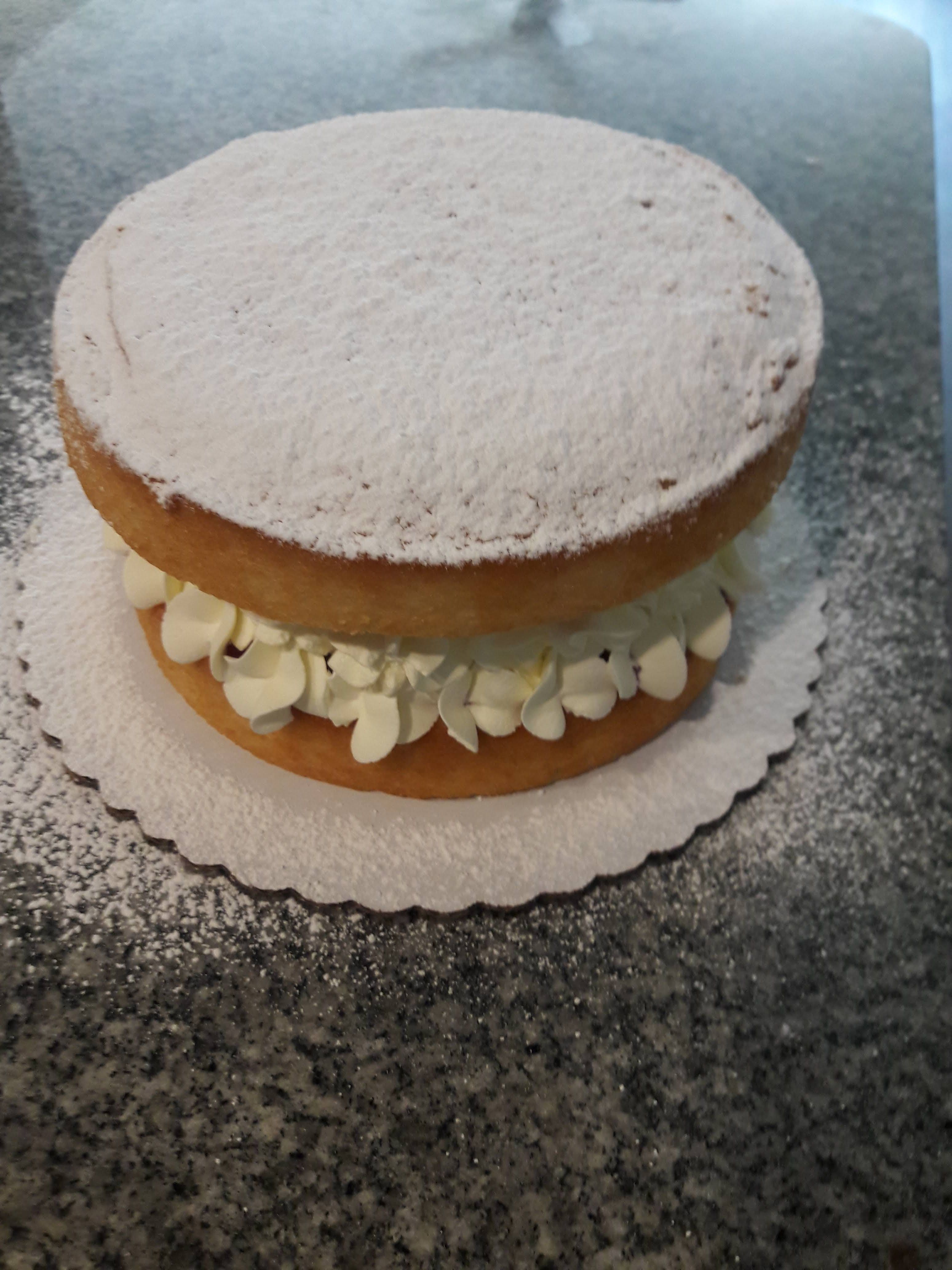 Full Size Victoria Cream Sponge Cake