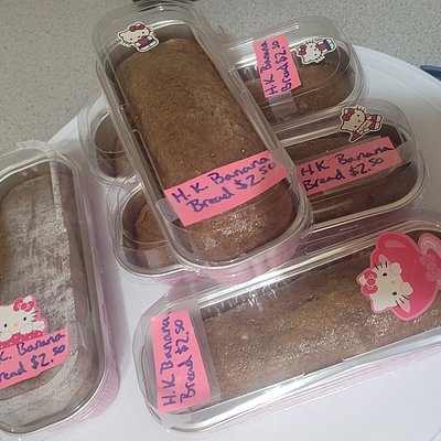 Hello Kitty Banana Bread