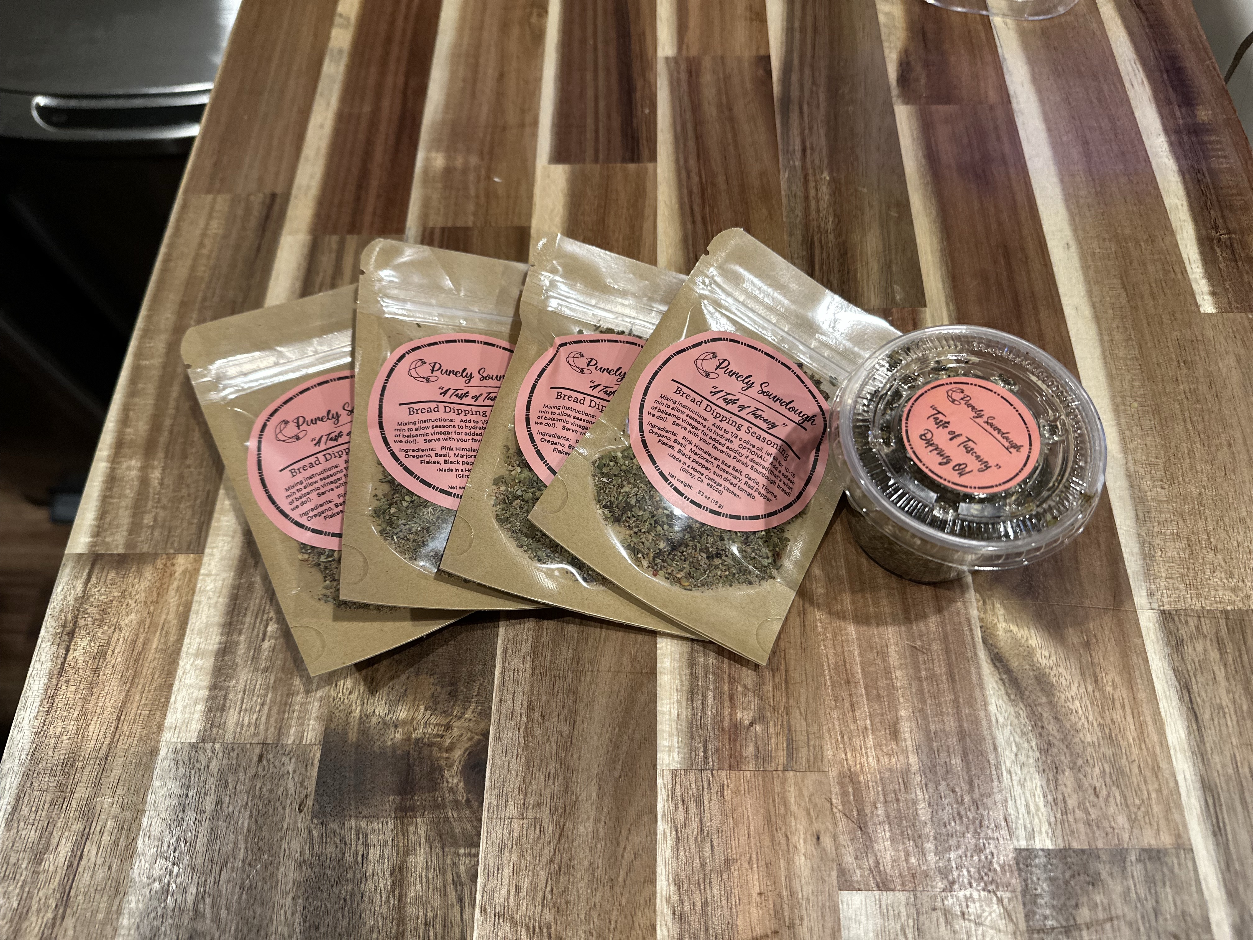 ‘Taste Of Tuscany’ Dipping Seasoning (5 Packets)
