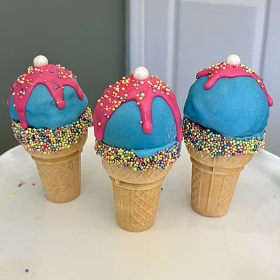 Dozen Ice Cream Cone Pops 