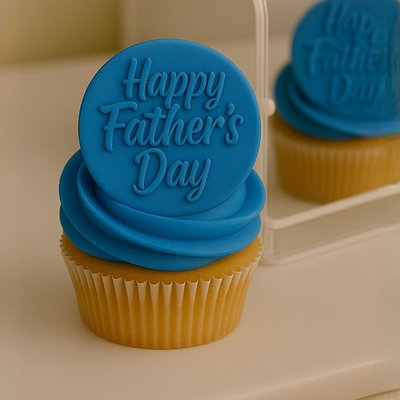 Father's Day Fondant Cupcakes (12)