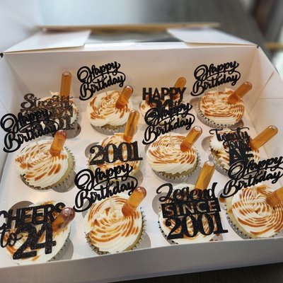 1 dozen Boozy Cupcakes