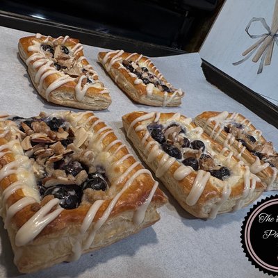 Blueberry Almond Danish