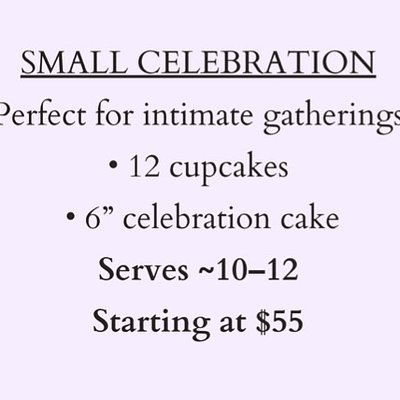 Small Celebration!