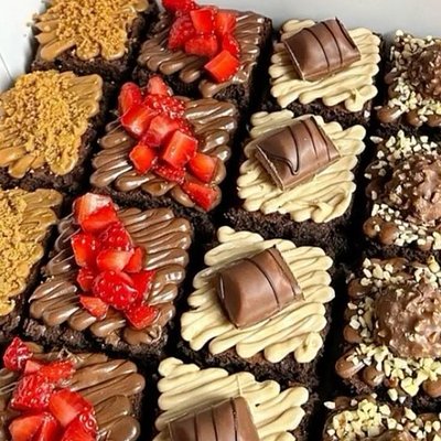 Loaded Brownie Squares