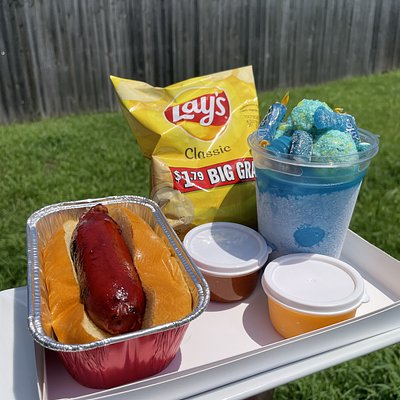 3. BBQ Hot Sausage Combo 🔥🌭