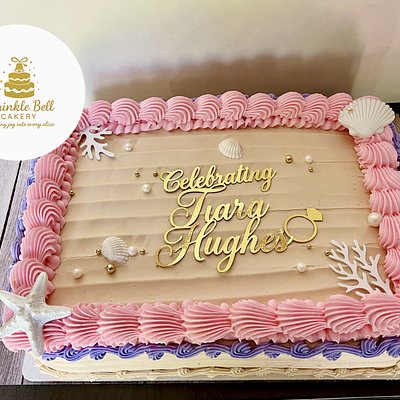 Small Sheet Cake (Single Layer)