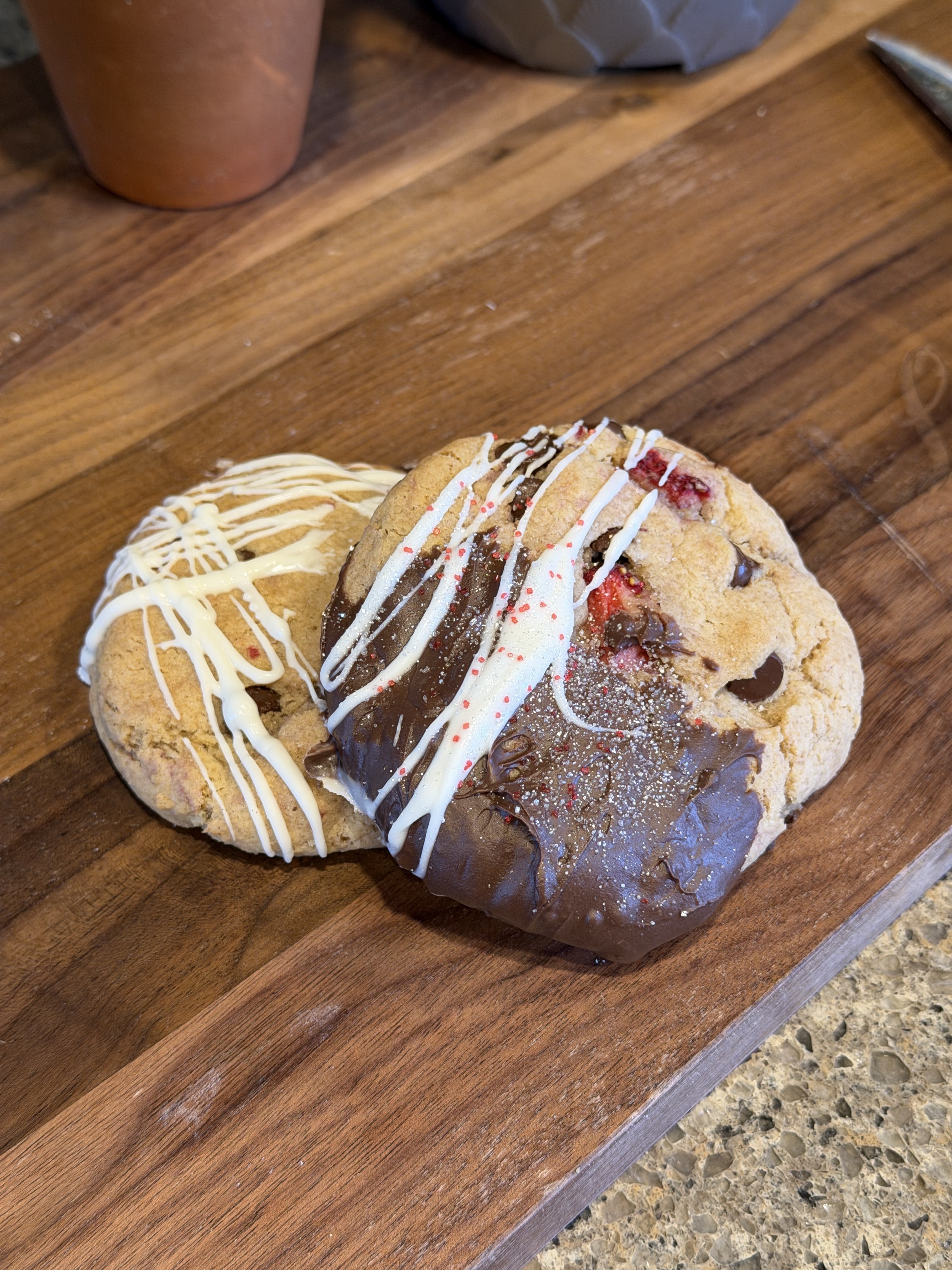 Chocolate Strawberry Cookies